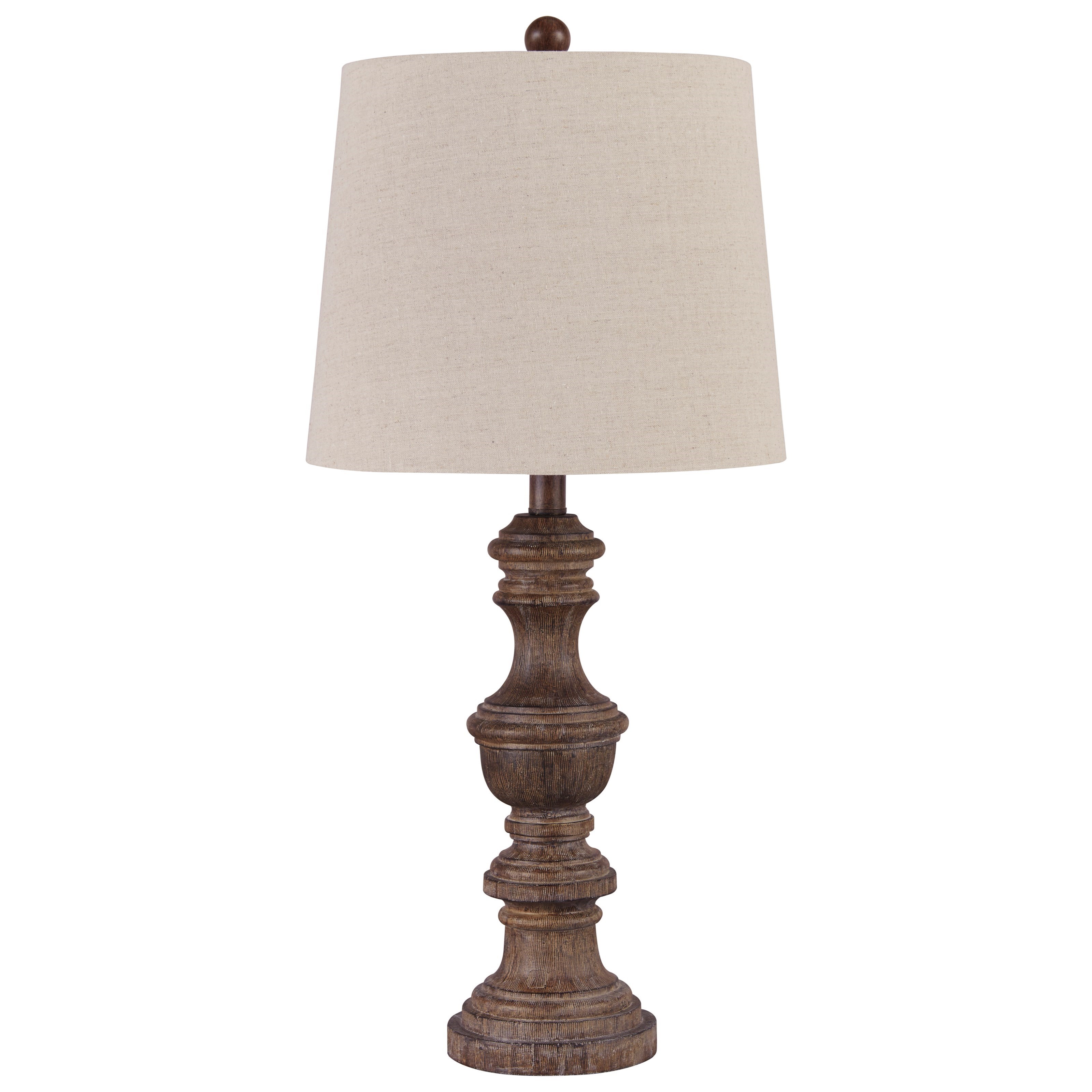Brown and cream lamps on sale